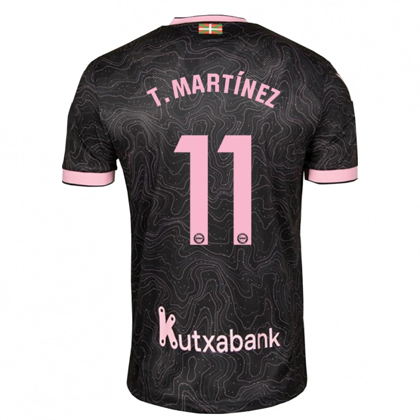 Danxen Mulher Camisola Toni Martínez #11 Preto Rosa Alternativa 2026/27 Camisa