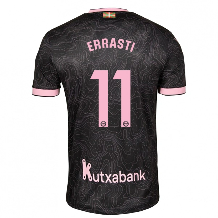 Danxen Mulher Camisola Elene Errasti #11 Preto Rosa Alternativa 2026/27 Camisa