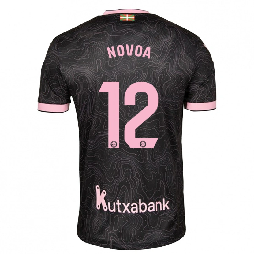 Danxen Mulher Camisola Hugo Novoa #12 Preto Rosa Alternativa 2026/27 Camisa