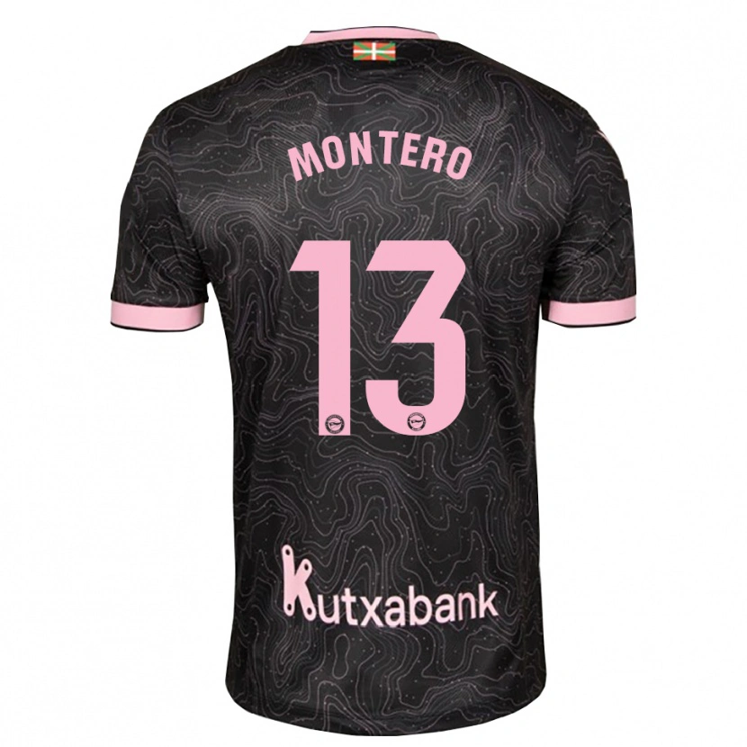 Danxen Mulher Camisola Rubén Montero #13 Preto Rosa Alternativa 2026/27 Camisa