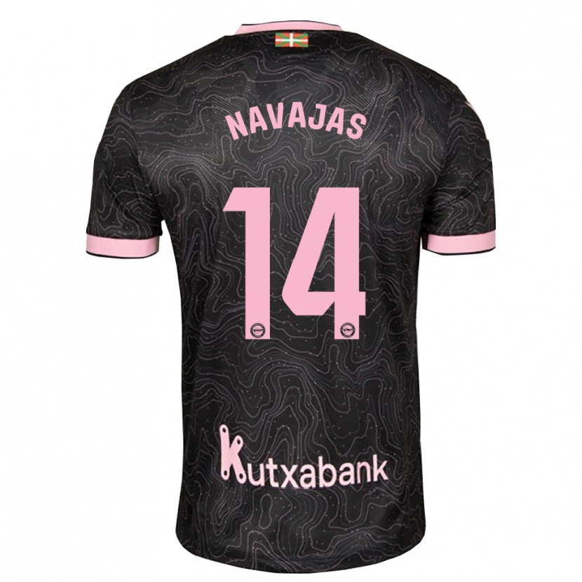 Danxen Mulher Camisola Laura Navajas #14 Preto Rosa Alternativa 2026/27 Camisa