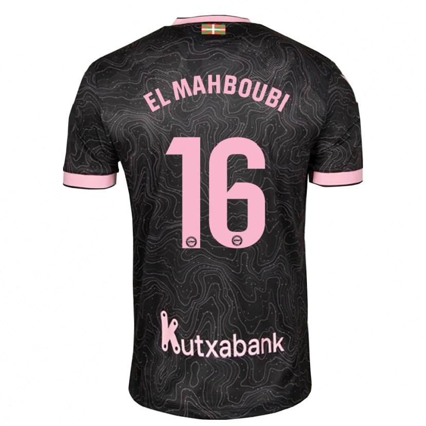 Danxen Mulher Camisola Sami El Mahboubi #16 Preto Rosa Alternativa 2026/27 Camisa