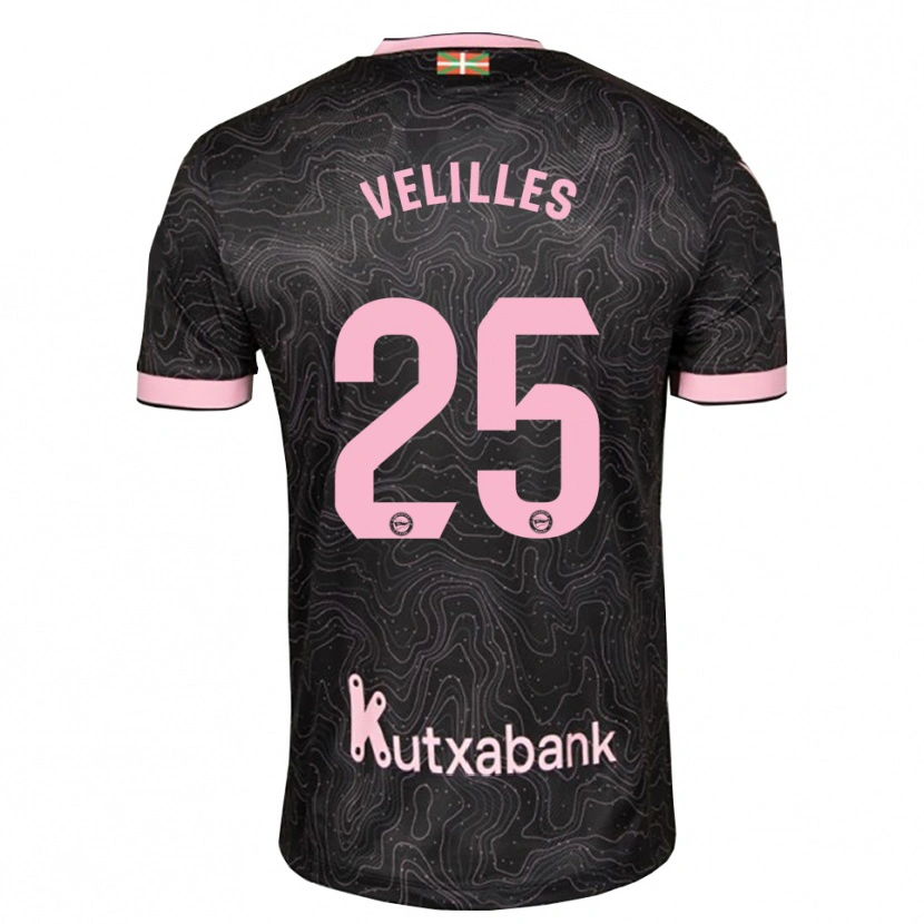 Danxen Mulher Camisola Luis Velilles #25 Preto Rosa Alternativa 2026/27 Camisa