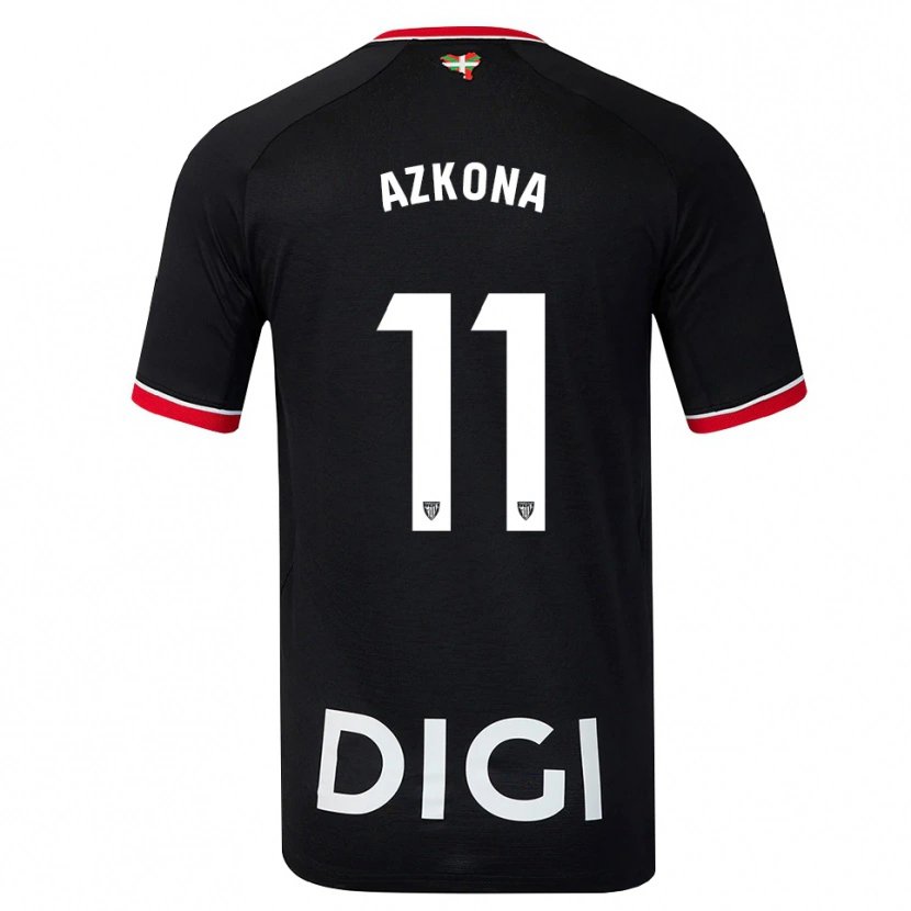 Danxen Mulher Camisola Ane Azkona Fuente #11 Preto Branco Vermelho Alternativa 2026/27 Camisa