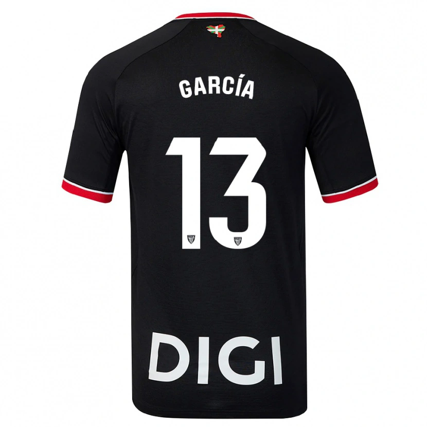 Danxen Mulher Camisola Simón García #13 Preto Branco Vermelho Alternativa 2026/27 Camisa