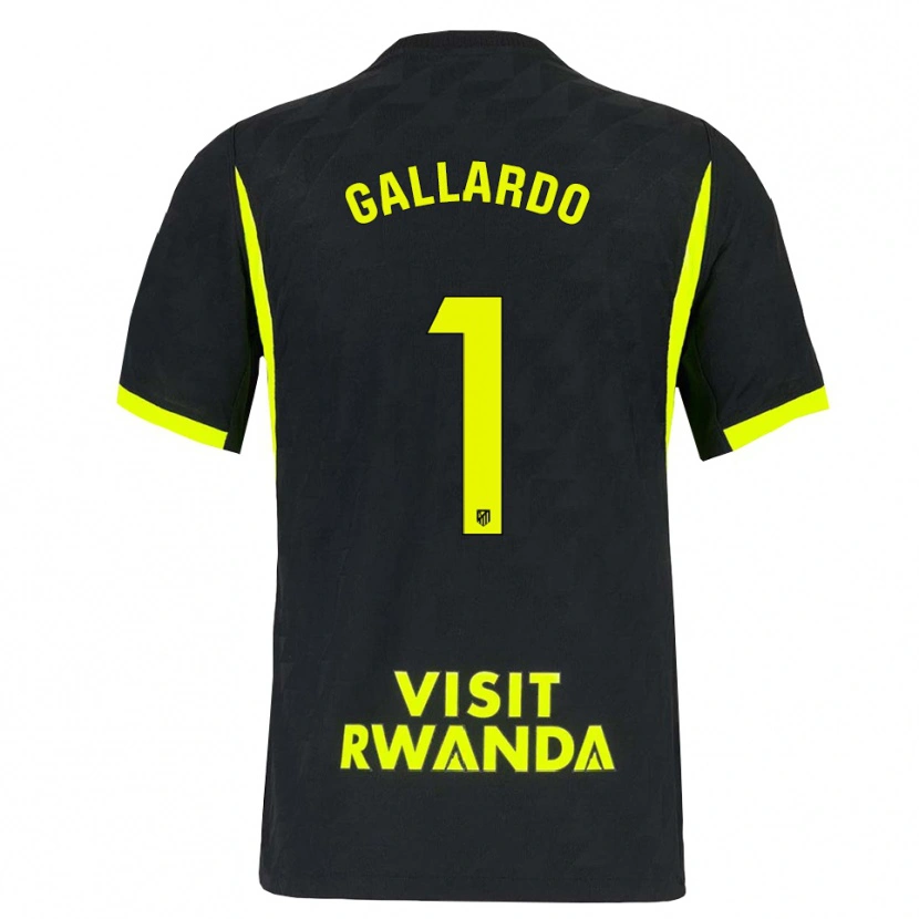 Danxen Mulher Camisola Lola Gallardo #1 Verde Brilhante Preto Alternativa 2026/27 Camisa