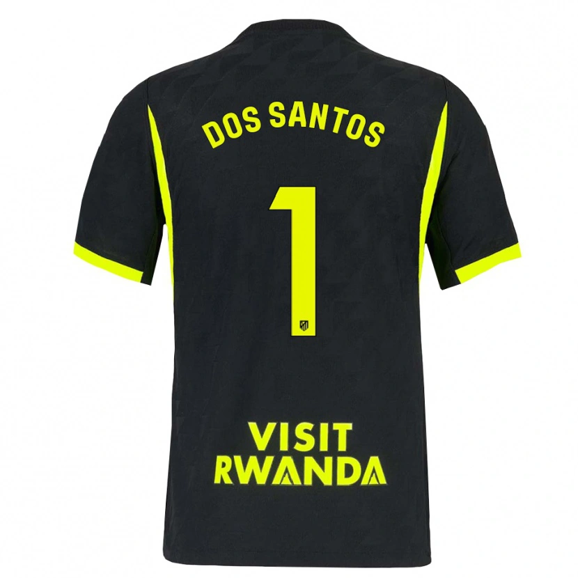 Danxen Mulher Camisola Alex Dos Santos #1 Verde Brilhante Preto Alternativa 2026/27 Camisa