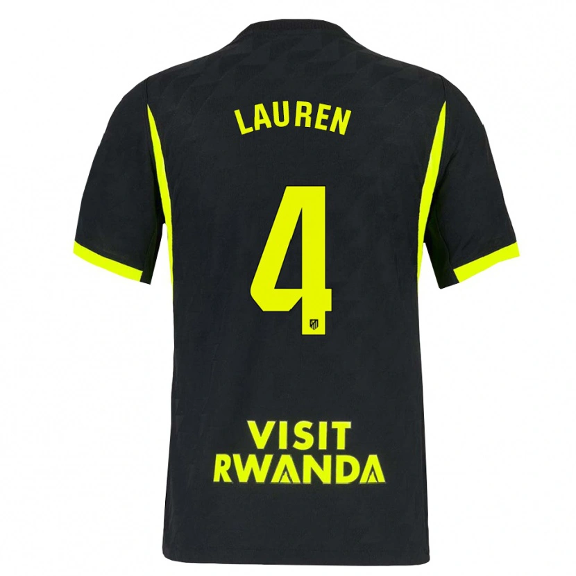 Danxen Mulher Camisola Lauren Eduarda Leal Costa #4 Verde Brilhante Preto Alternativa 2026/27 Camisa