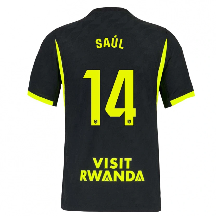 Danxen Mulher Camisola Saúl Fernández #14 Verde Brilhante Preto Alternativa 2026/27 Camisa