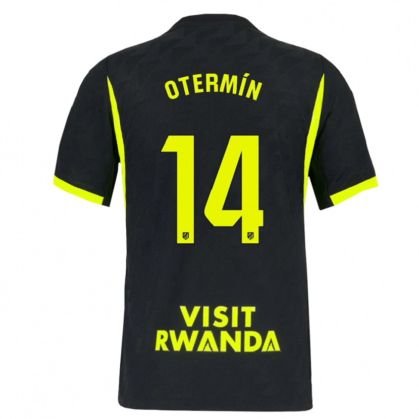 Danxen Mulher Camisola Rosa Otermín #14 Verde Brilhante Preto Alternativa 2026/27 Camisa