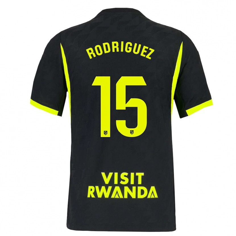 Danxen Mulher Camisola Cinta Rodríguez #15 Verde Brilhante Preto Alternativa 2026/27 Camisa