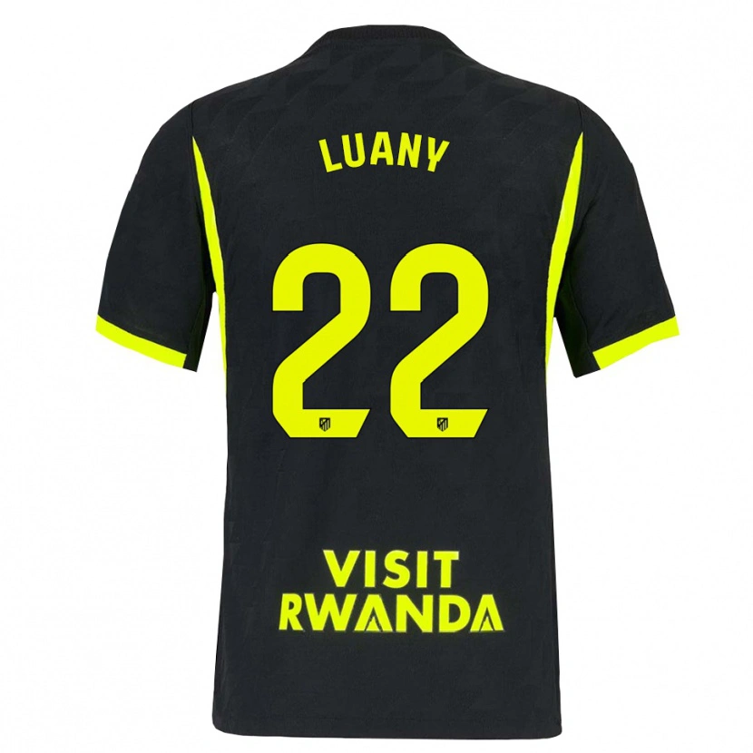 Danxen Mulher Camisola Luany Vitória Da Silva Rosa #22 Verde Brilhante Preto Alternativa 2026/27 Camisa