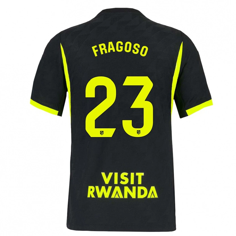 Danxen Mulher Camisola Gerard Fragoso #23 Verde Brilhante Preto Alternativa 2026/27 Camisa