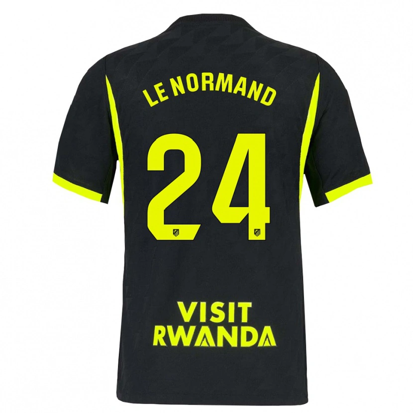Danxen Mulher Camisola Robin Le Normand #24 Verde Brilhante Preto Alternativa 2026/27 Camisa
