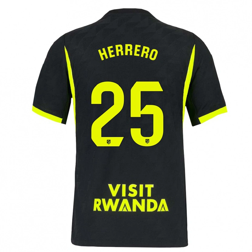 Danxen Mulher Camisola Alex Herrero #25 Verde Brilhante Preto Alternativa 2026/27 Camisa