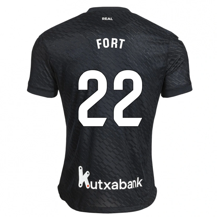 Danxen Mulher Camisola Héctor Fort #22 Preto Branco Alternativa 2026/27 Camisa
