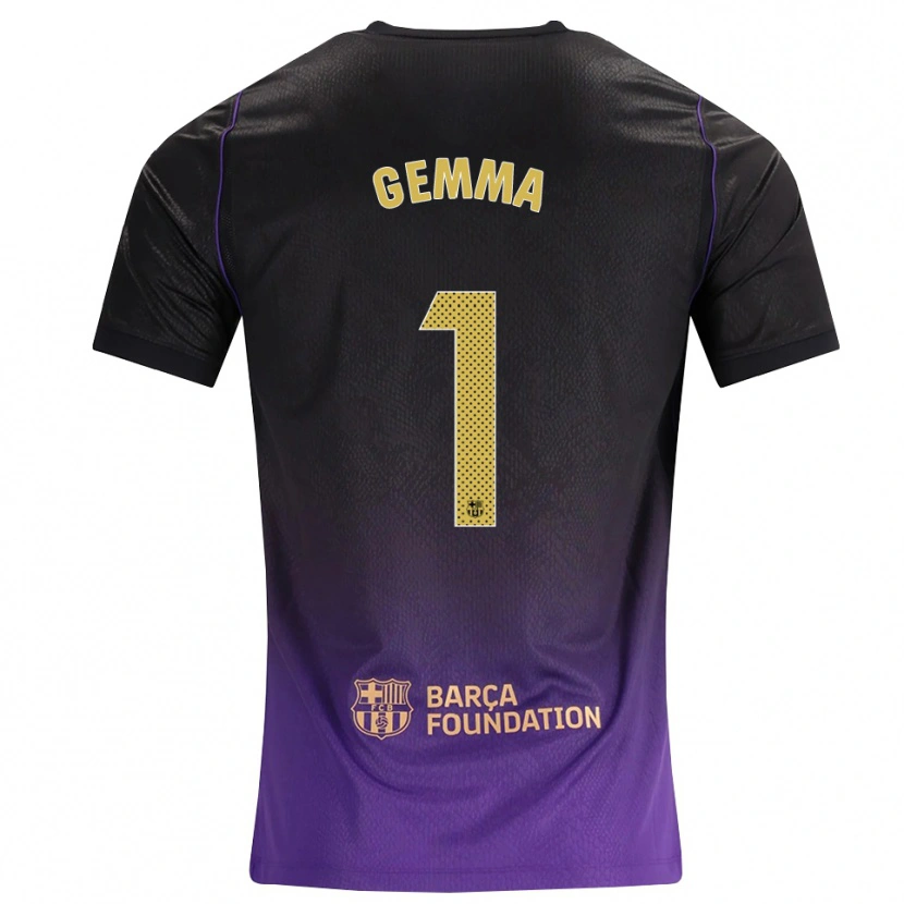 Danxen Mulher Camisola Gemma Font #1 Roxo Amarelo Preto Alternativa 2026/27 Camisa