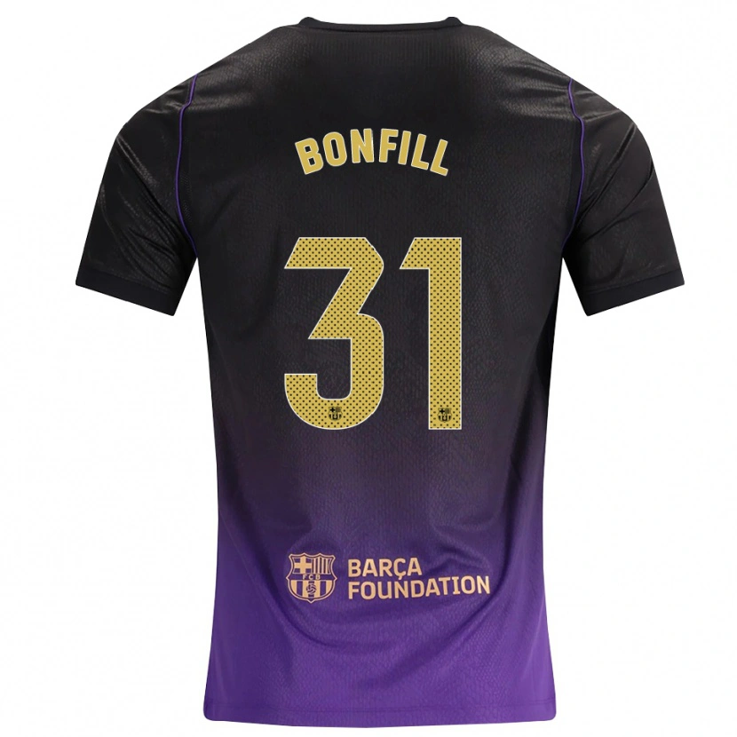 Danxen Mulher Camisola Max Bonfill #31 Roxo Amarelo Preto Alternativa 2026/27 Camisa