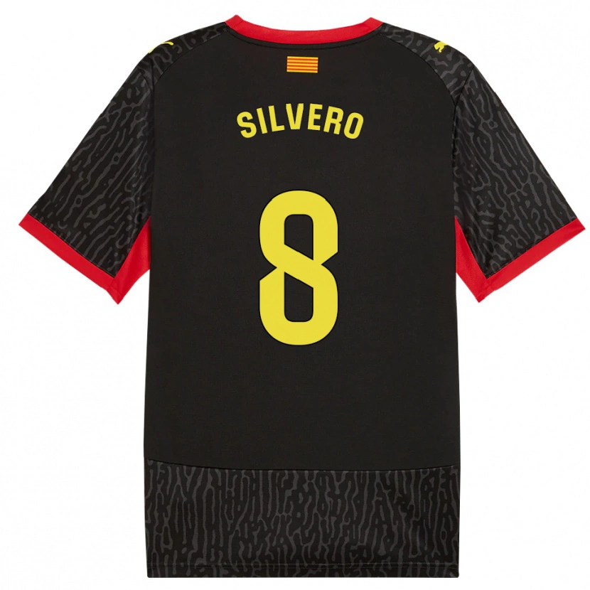 Danxen Mulher Camisola Pol Silvero #8 Preto Amarelo Vermelho Alternativa 2026/27 Camisa