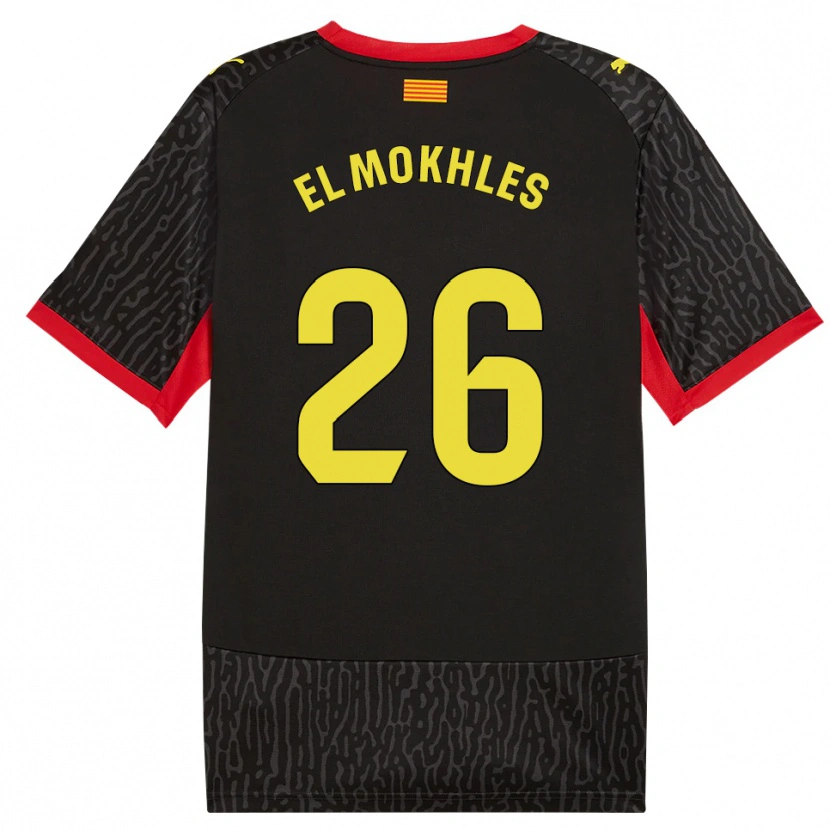 Danxen Mulher Camisola Adam El Mokhles #26 Preto Amarelo Vermelho Alternativa 2026/27 Camisa