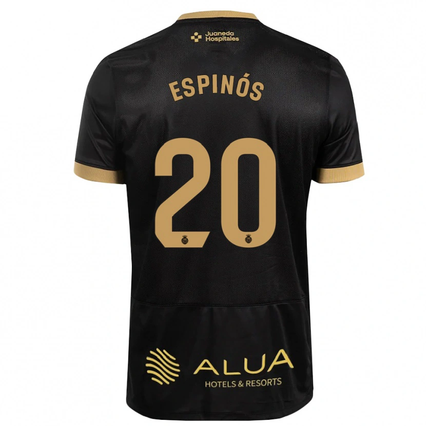 Danxen Mulher Camisola Nico Espinós #20 Preto Marrom Claro De Sândalo Madeira Alternativa 2026/27 Camisa