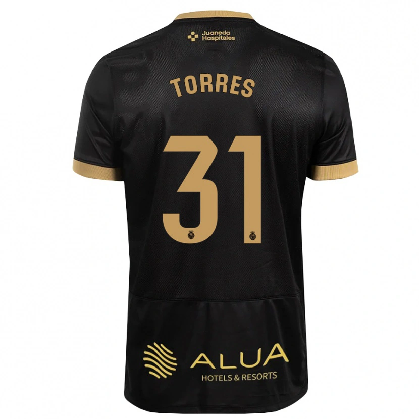 Danxen Mulher Camisola Adriano Torres #31 Preto Marrom Claro De Sândalo Madeira Alternativa 2026/27 Camisa