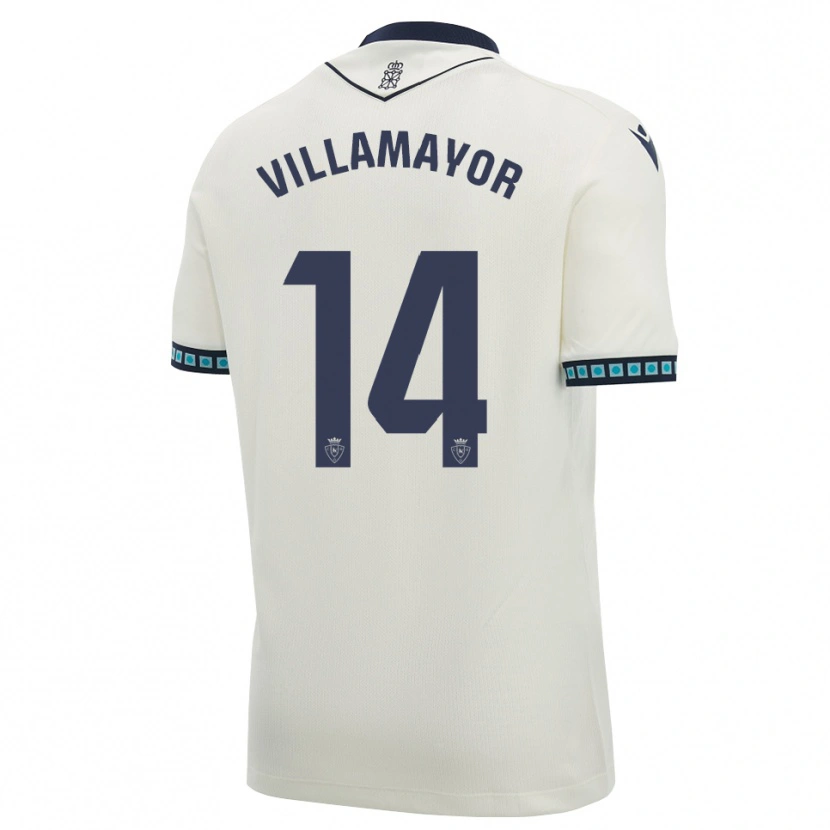 Danxen Mulher Camisola Yoel Villamayor #14 Branco Preto Azul Céu Claro Alternativa 2026/27 Camisa