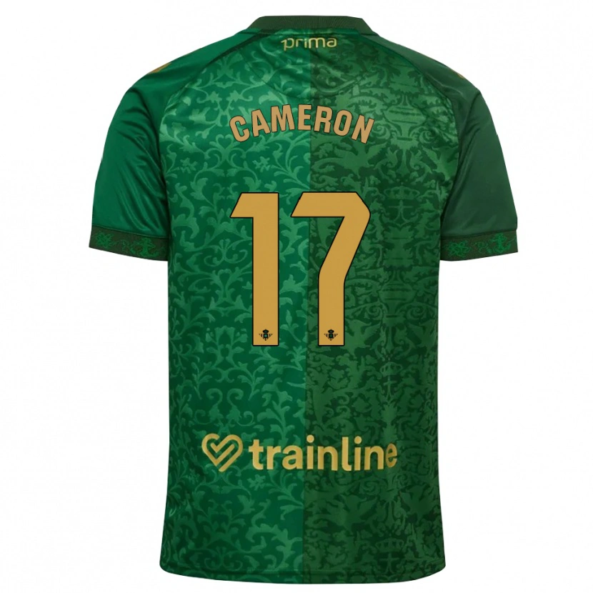 Danxen Mulher Camisola Tiffany Cameron #17 Verde Floresta Dourado Escuro Alternativa 2026/27 Camisa