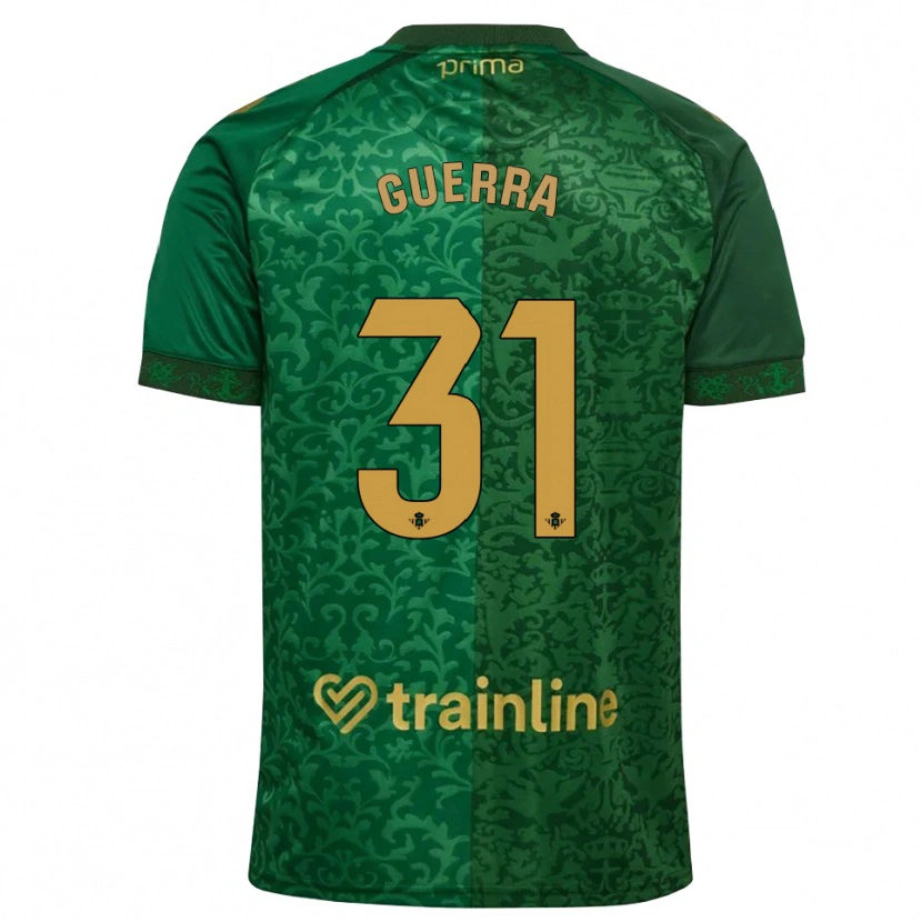 Danxen Mulher Camisola Ana Guerra Morcillo #31 Verde Floresta Dourado Escuro Alternativa 2026/27 Camisa