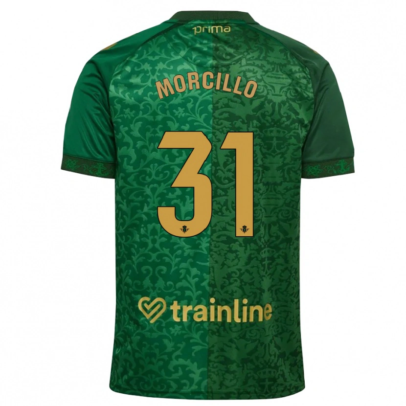 Danxen Mulher Camisola Ana Morcillo #31 Verde Floresta Dourado Escuro Alternativa 2026/27 Camisa