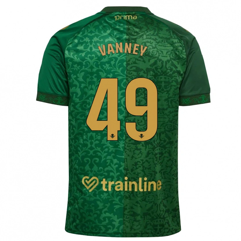 Danxen Mulher Camisola Dylan Vanney #49 Verde Floresta Dourado Escuro Alternativa 2026/27 Camisa