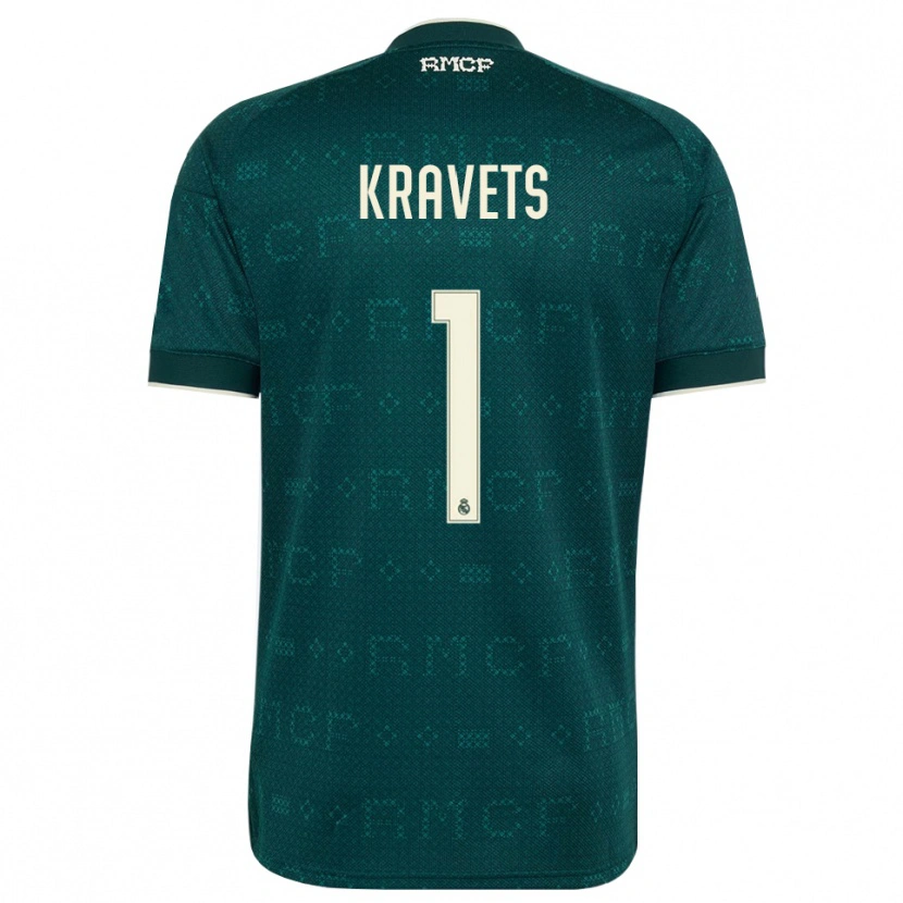 Danxen Mulher Camisola David Kravets #1 Cinza Ardósia Escuro Branco Alternativa 2026/27 Camisa