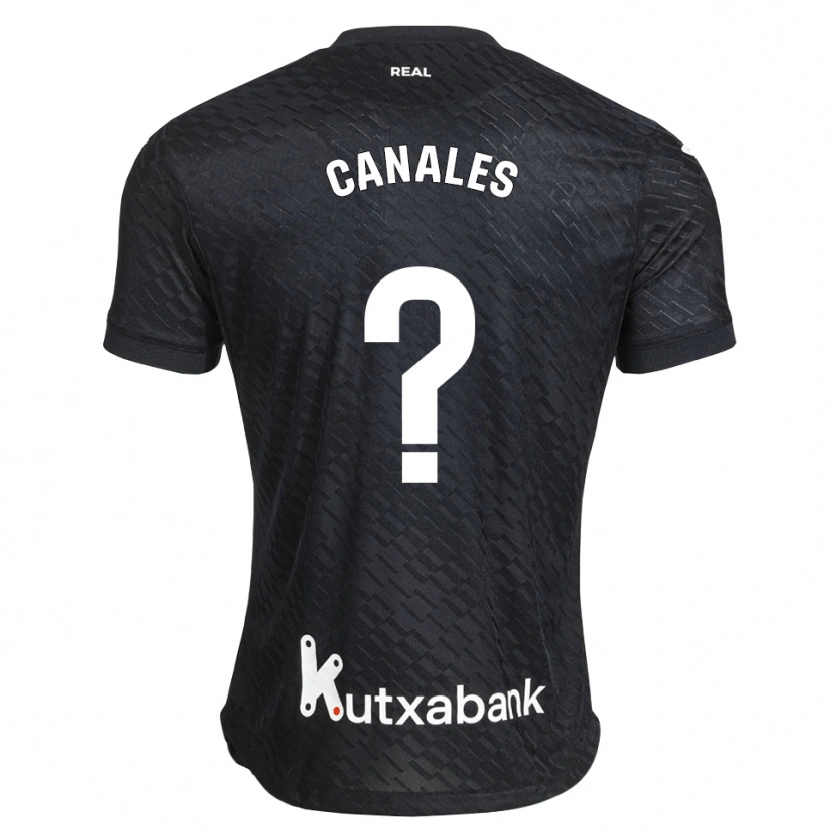 Danxen Mulher Camisola Cristian Canales #0 Preto Branco Alternativa 2026/27 Camisa