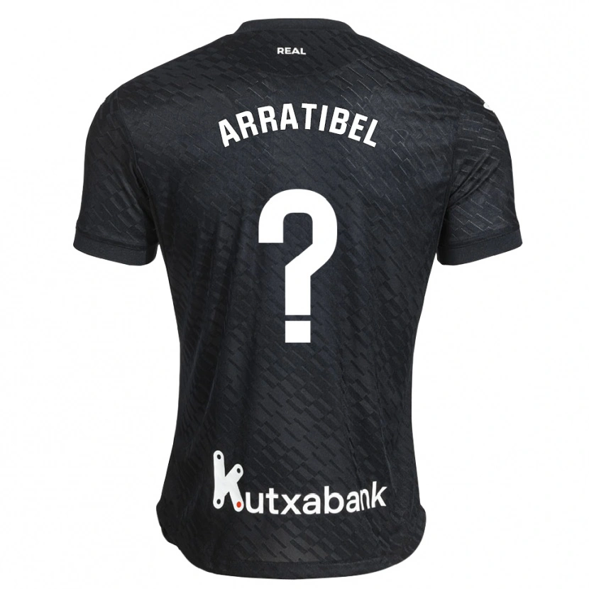 Danxen Mulher Camisola Beñat Arratibel #0 Preto Branco Alternativa 2026/27 Camisa