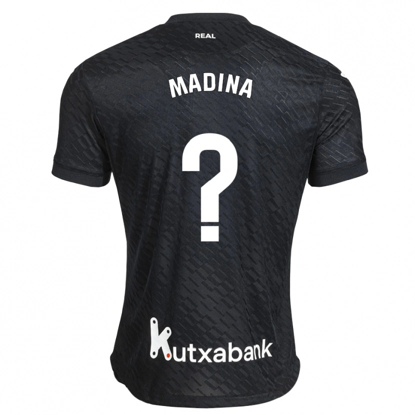 Danxen Mulher Camisola Aimar Madina #0 Preto Branco Alternativa 2026/27 Camisa