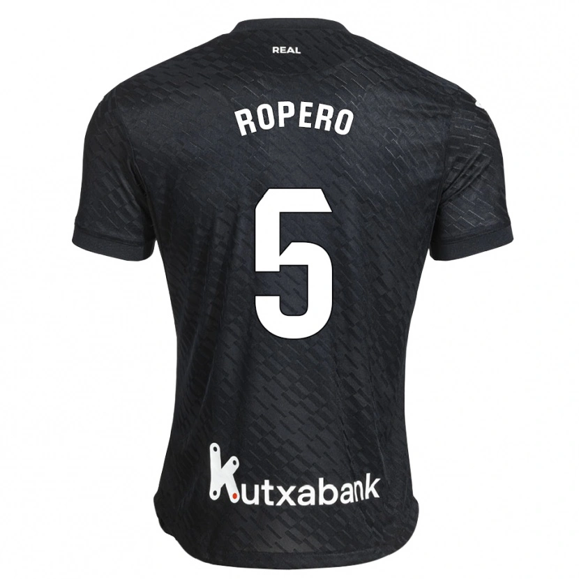 Danxen Mulher Camisola Iker Ropero #5 Preto Branco Alternativa 2026/27 Camisa