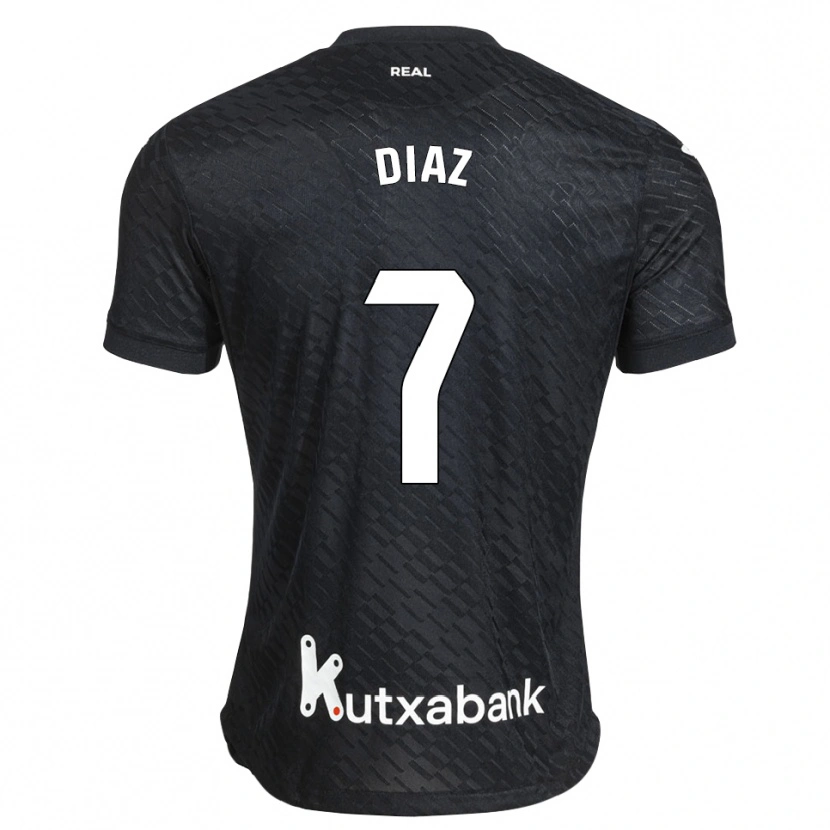 Danxen Mulher Camisola Dani Díaz #7 Preto Branco Alternativa 2026/27 Camisa
