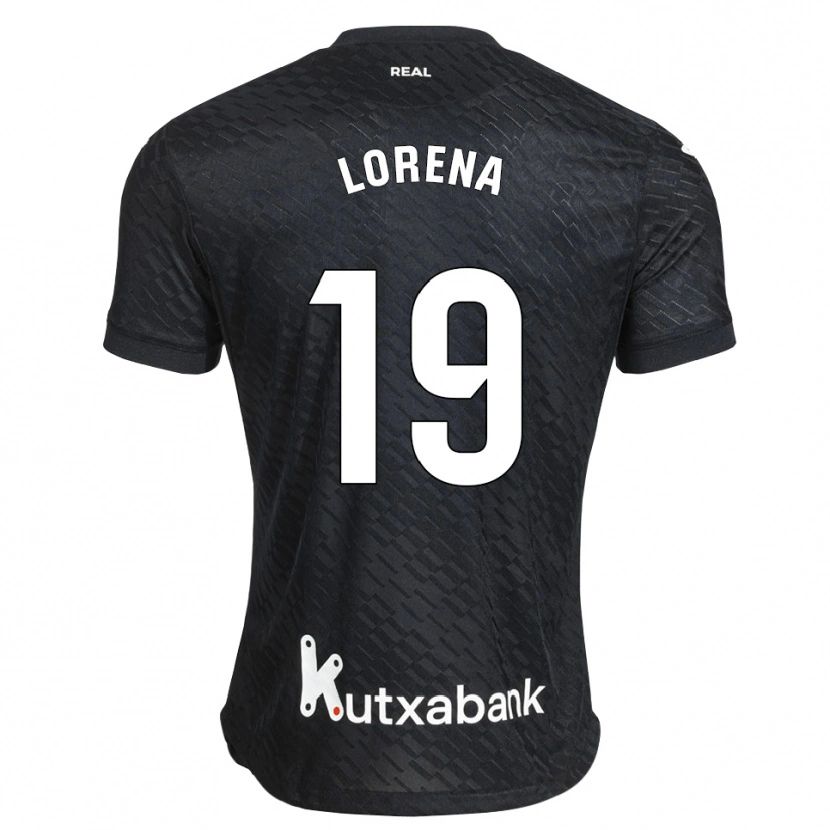 Danxen Mulher Camisola Lorena Navarro Domínguez #19 Preto Branco Alternativa 2026/27 Camisa