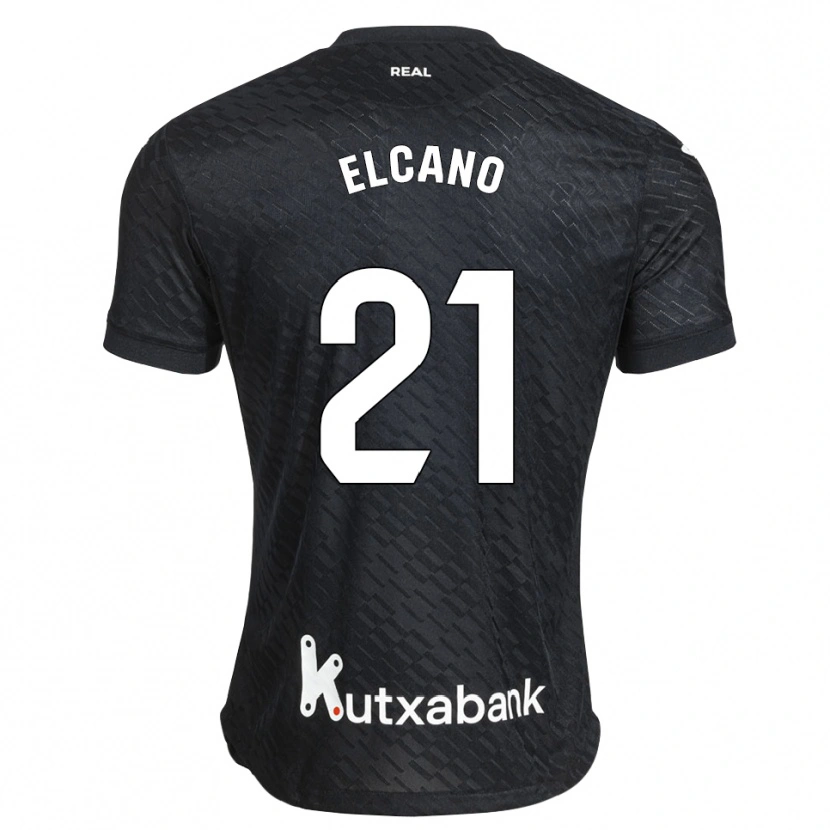 Danxen Mulher Camisola Markel Elcano #21 Preto Branco Alternativa 2026/27 Camisa