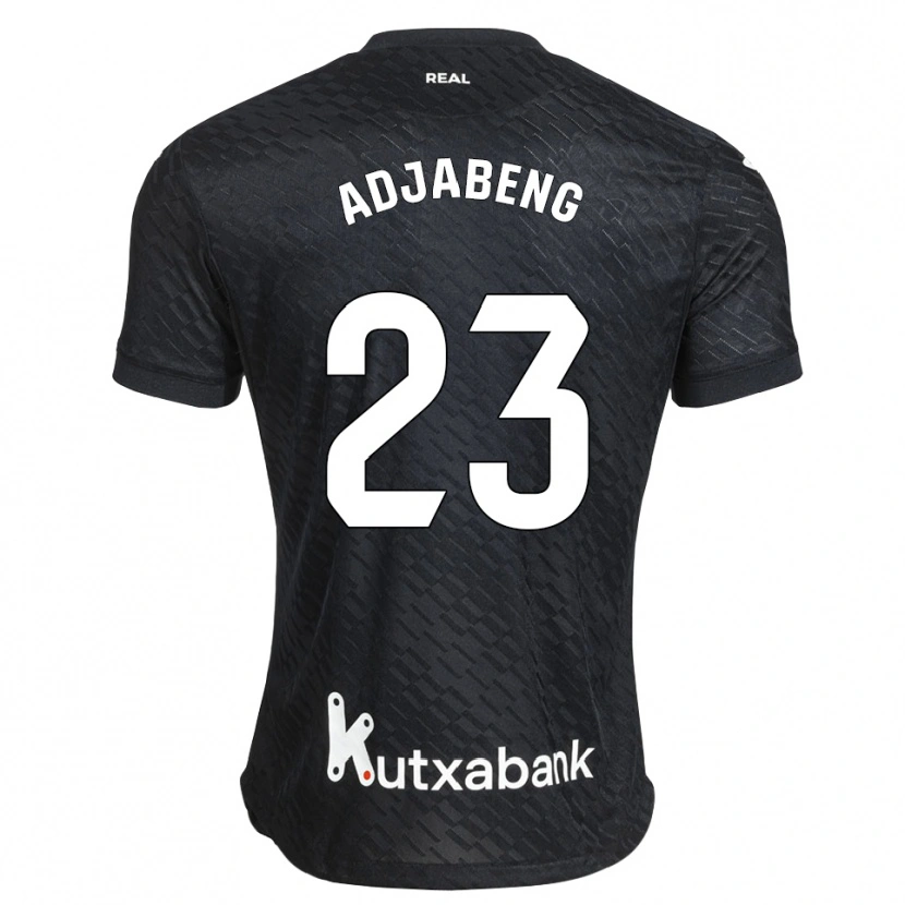 Danxen Mulher Camisola Andrews Adjabeng #23 Preto Branco Alternativa 2026/27 Camisa