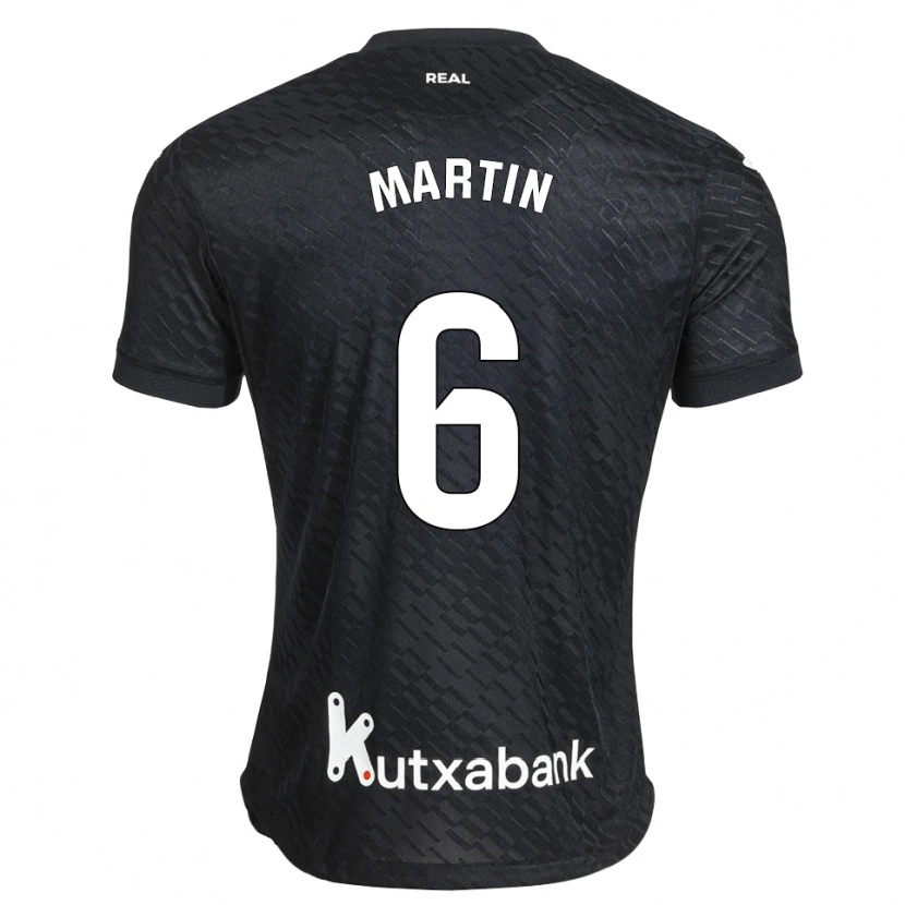 Danxen Mulher Camisola Jon Martín #6 Preto Branco Alternativa 2026/27 Camisa