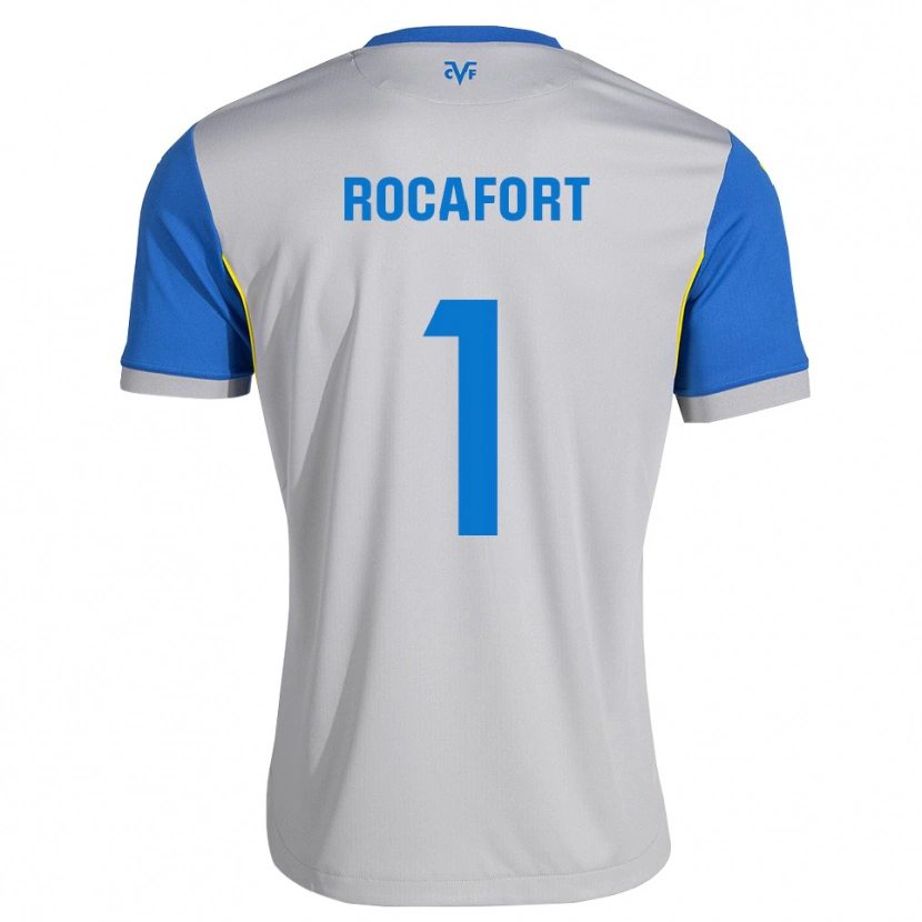 Danxen Mulher Camisola Rodrigo Rocafort #1 Azul Dodger Cinza Alternativa 2026/27 Camisa