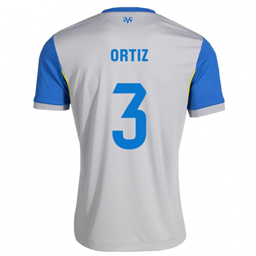 Danxen Mulher Camisola Eneko Ortiz #3 Azul Dodger Cinza Alternativa 2026/27 Camisa