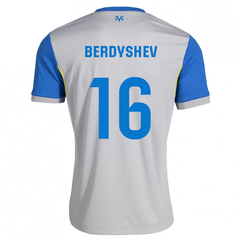Danxen Mulher Camisola Tikhon Berdyshev #16 Azul Dodger Cinza Alternativa 2026/27 Camisa