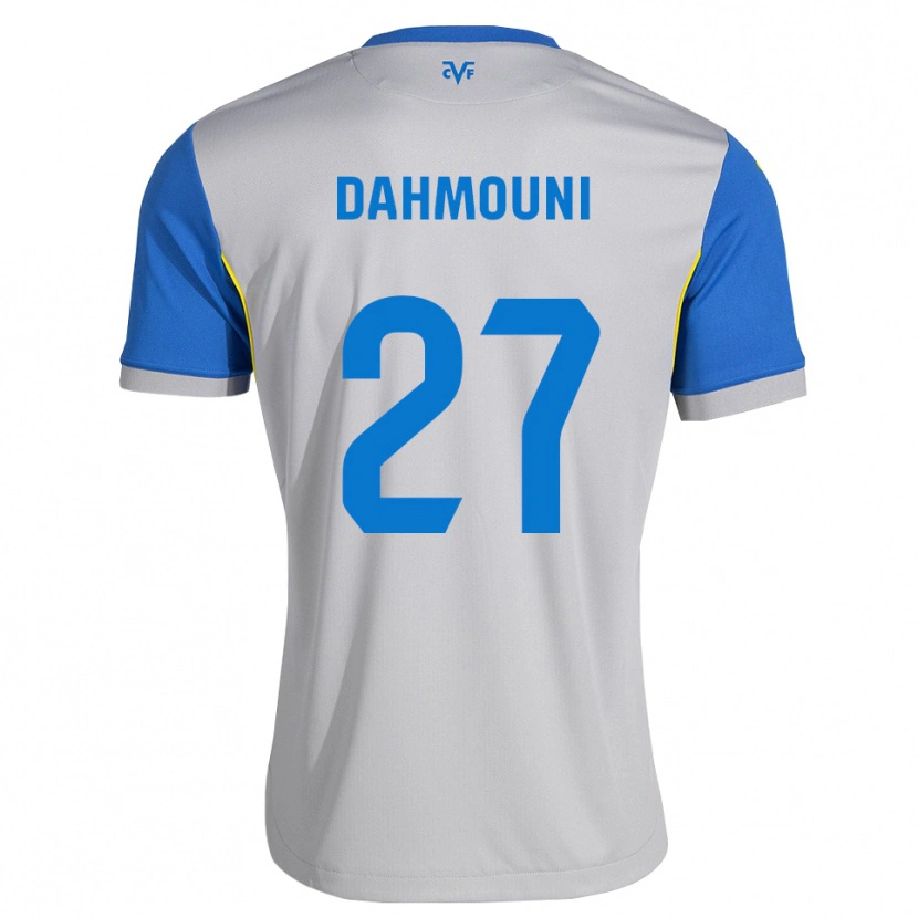 Danxen Mulher Camisola Moha Dahmouni #27 Azul Dodger Cinza Alternativa 2026/27 Camisa