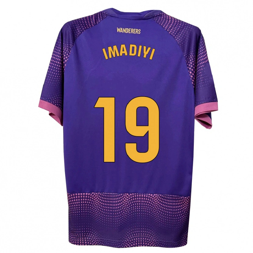 Danxen Mulher Camisola Ceri Imadiyi #19 Branco Rosa Roxo Alternativa 2026/27 Camisa