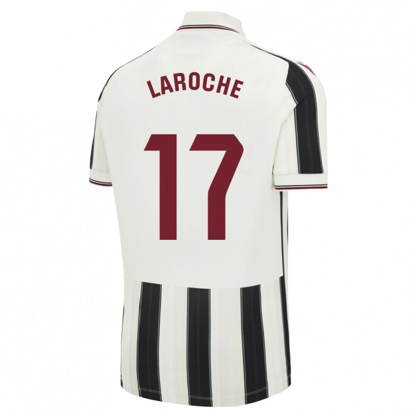 Danxen Mulher Camisola Xavier Laroche #17 Preto Branco Vermelho Alternativa 2026/27 Camisa