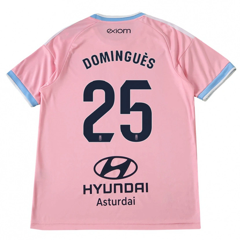Danxen Mulher Camisola Brandon Dominguès #25 Azul Centáurea Rosa Alternativa 2026/27 Camisa