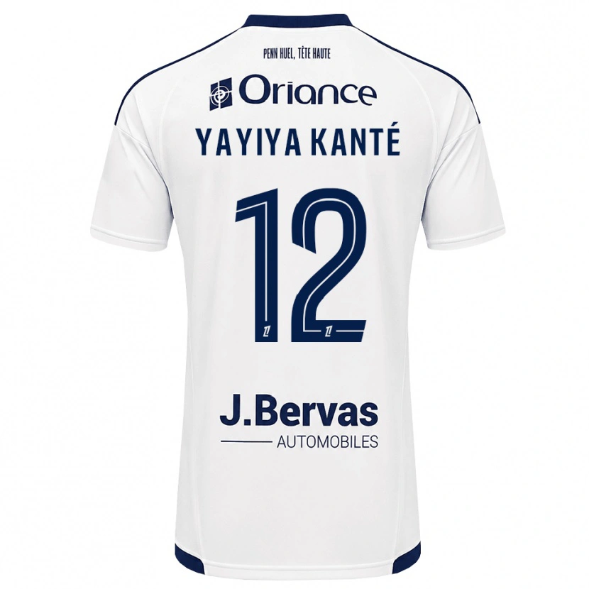 Danxen Mulher Camisola Ibrahim Yayiya Kanté #12 Azul Marinho Branco Alternativa 2026/27 Camisa