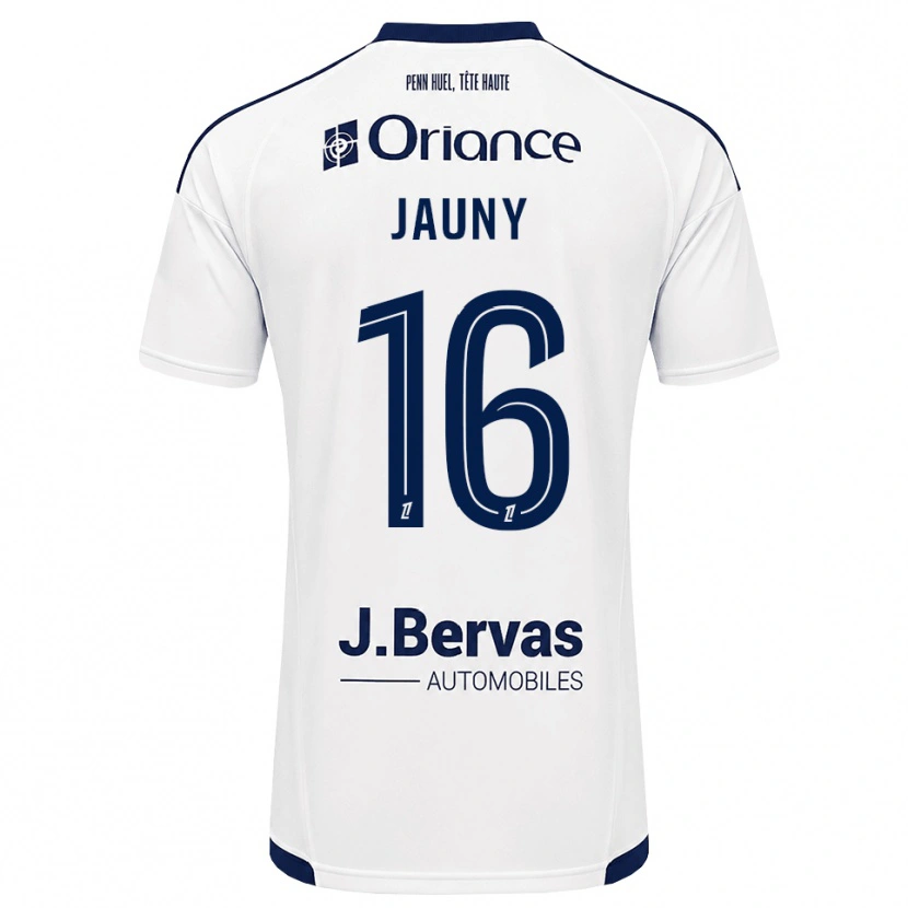 Danxen Mulher Camisola Noah Jauny #16 Azul Marinho Branco Alternativa 2026/27 Camisa